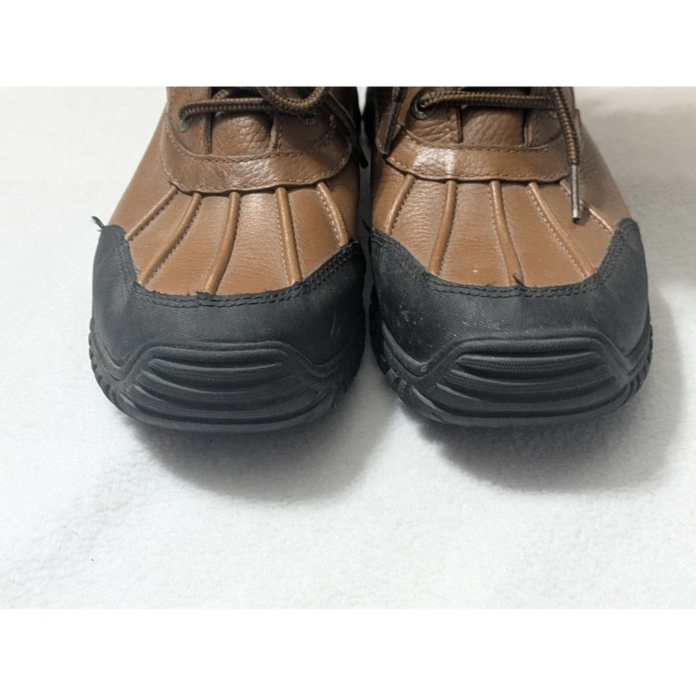 Ugg‎ Adirondack III Boots Women's Size 9 Brown Tan Faux Fur Winter Snow Lace Up